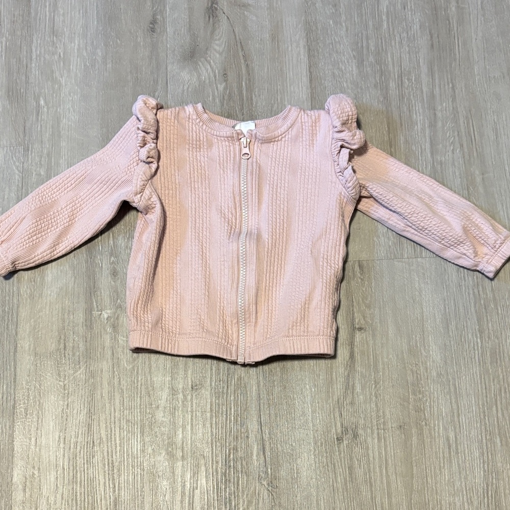 So Cute Pink Ruffled Kids Top